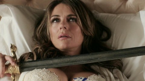 Elizabeth Hurley, Keeley Hazell - Fucking Scenes in The Royals s02e08 (2016)